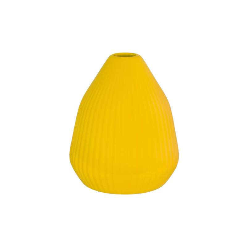 Yellow Ceramic Vase