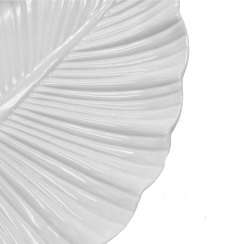 Ceramic Leaf Serving Platter