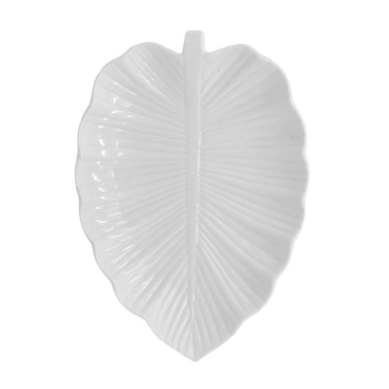 Ceramic Leaf Serving Platter