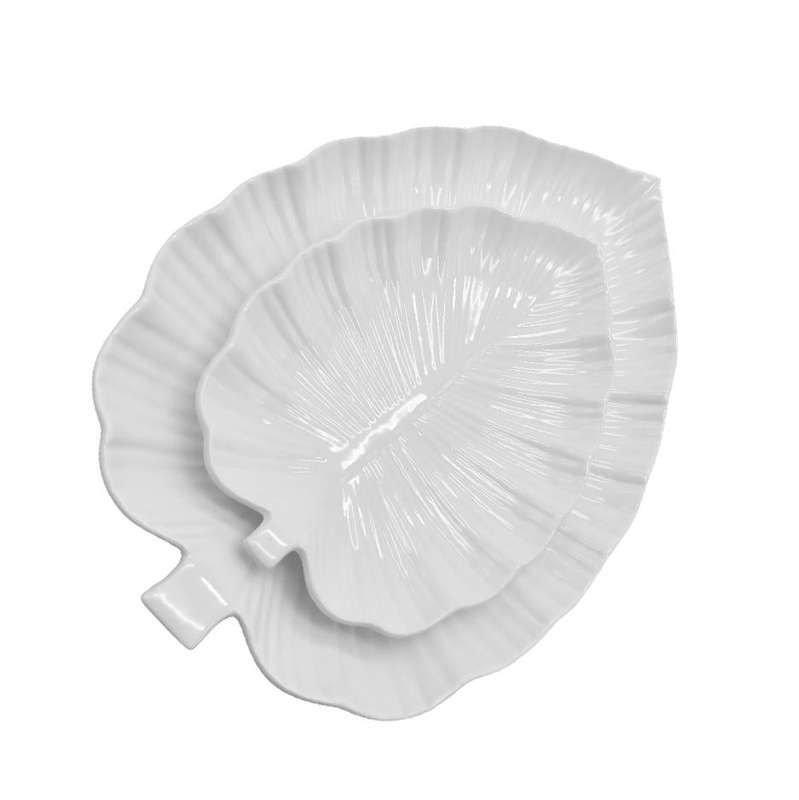 Ceramic Leaf Serving Platter