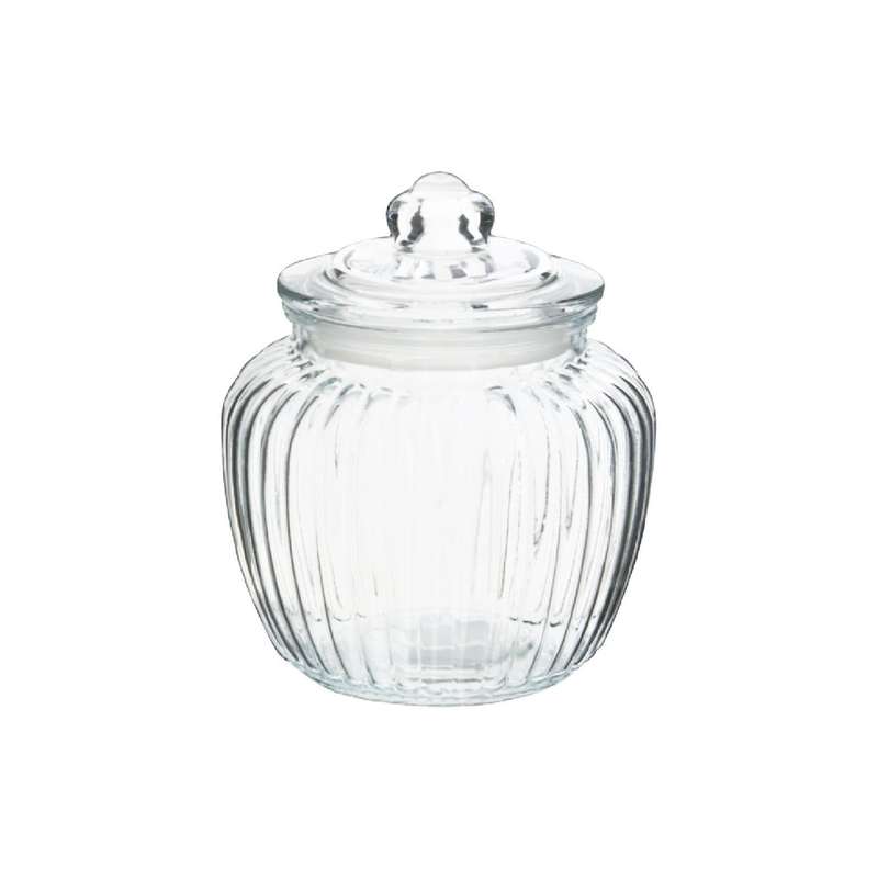Ribbed Glass Jar (1400-2000ml)