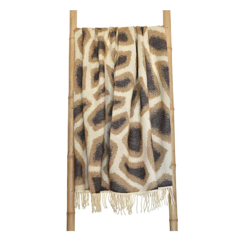 Giraffe Patterned Throw