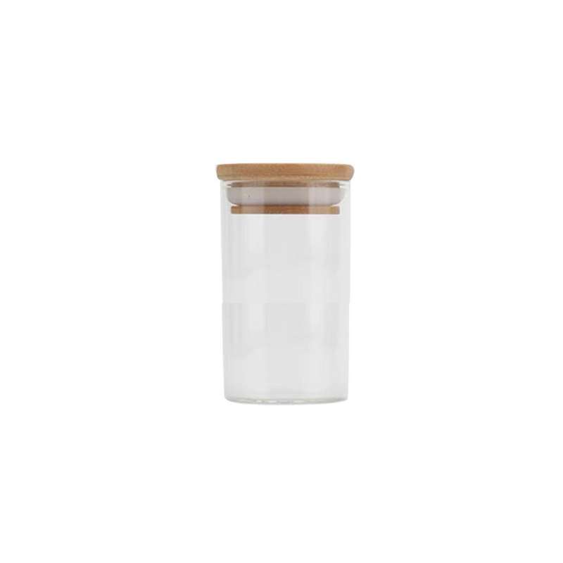 Glass Jar With Bamboo Lid (75ml-1700ml)