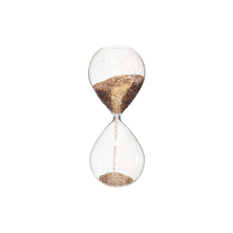 Glitter Hourglass Gold