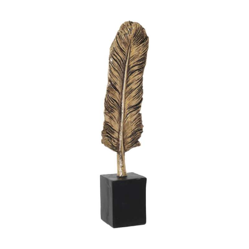 Gold Feather Plinth