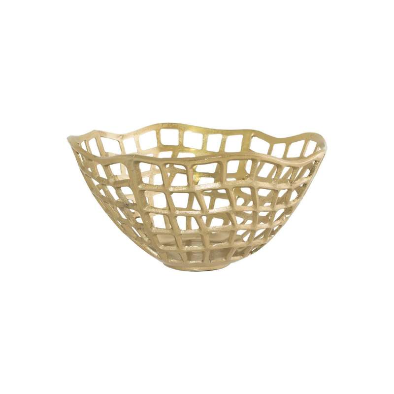Metal Gold Decorative Bowl