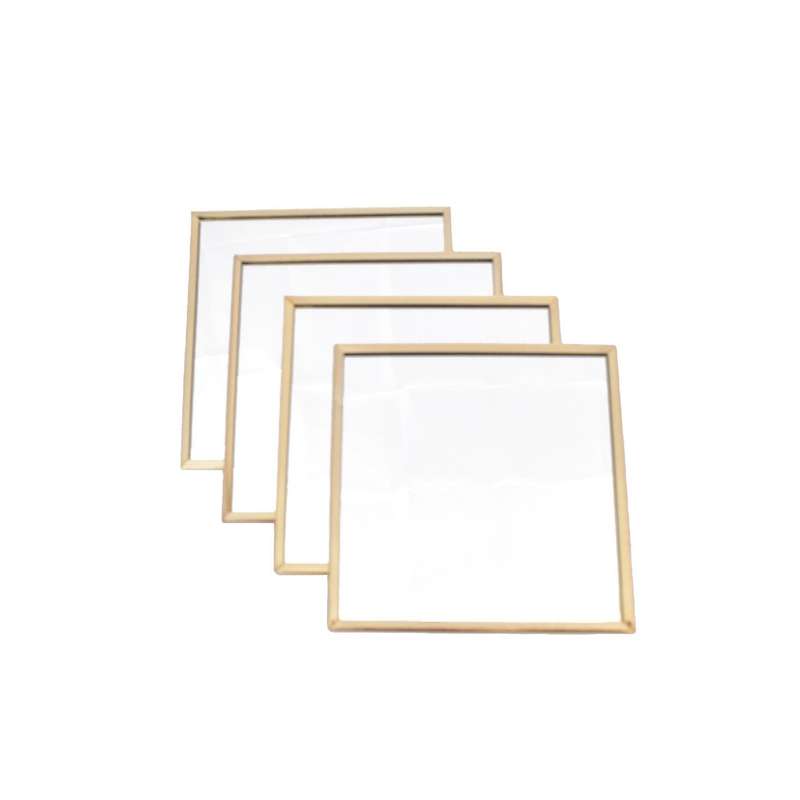 Gold Mirror Coaster (Set of 4)