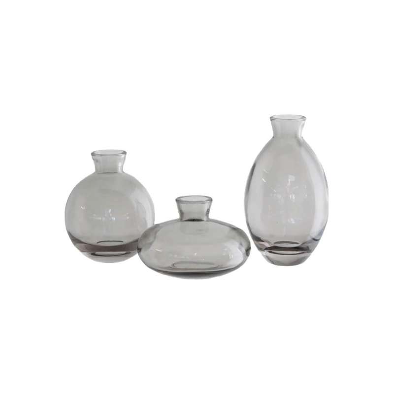 Mini Grey Bud Vase Set