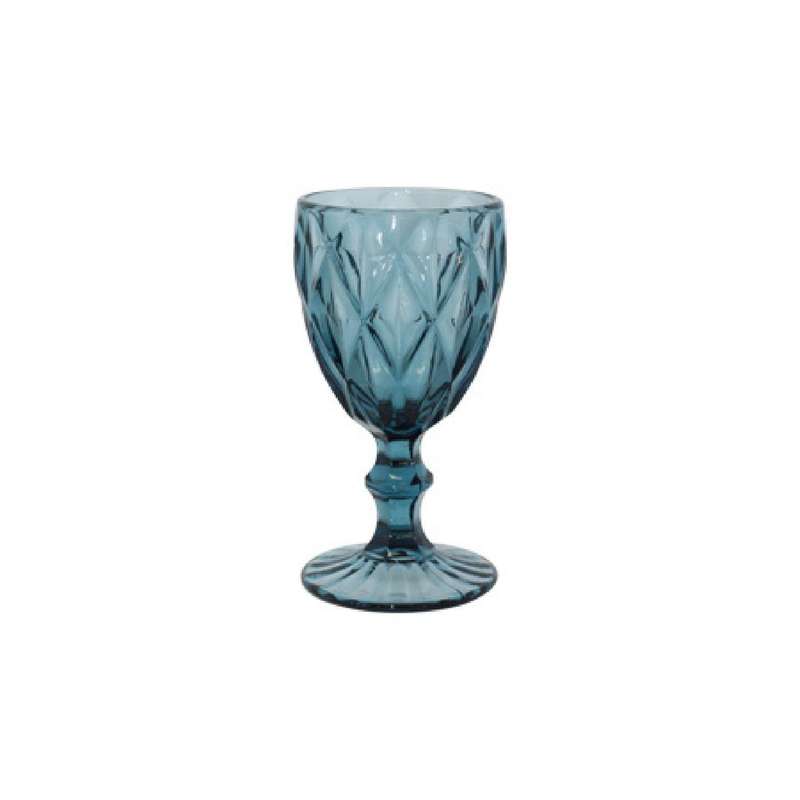 Nighttime Blue Drinkware Wine Glass