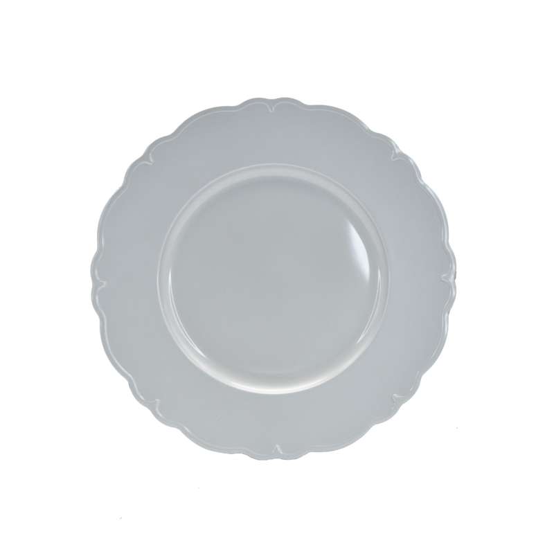 Scallop Underplate Silver