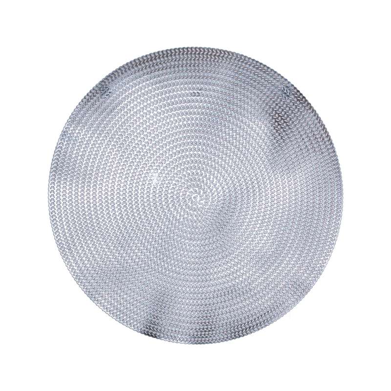Silver Round Placemat (Set of 2)