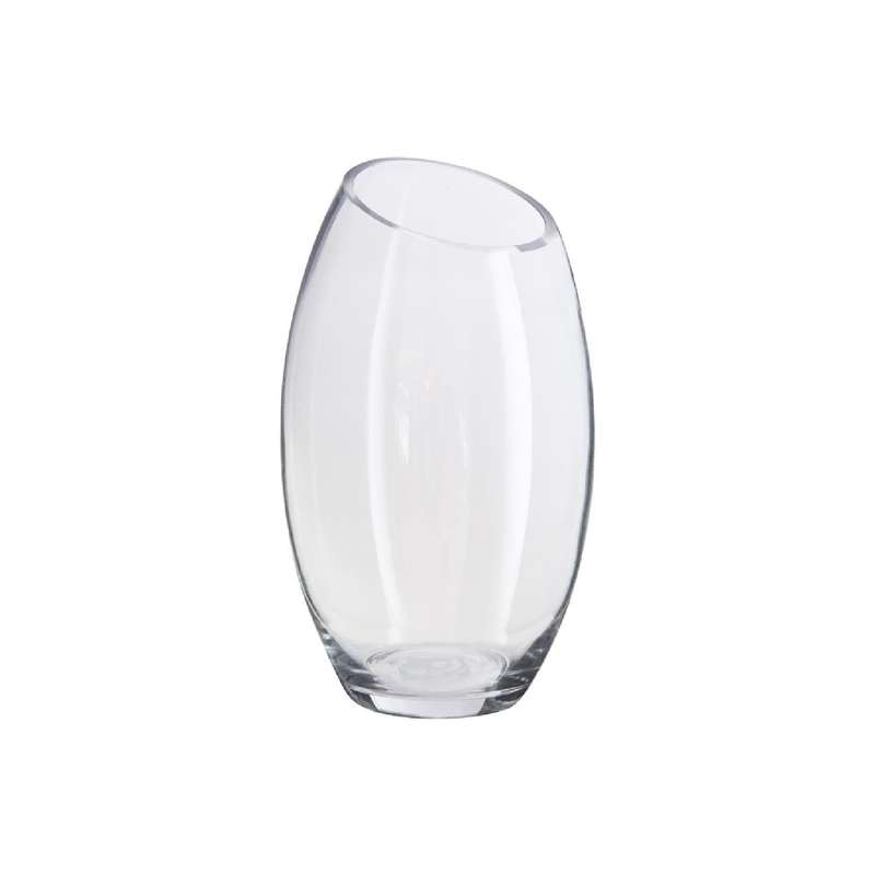 Slanted Glass Vase