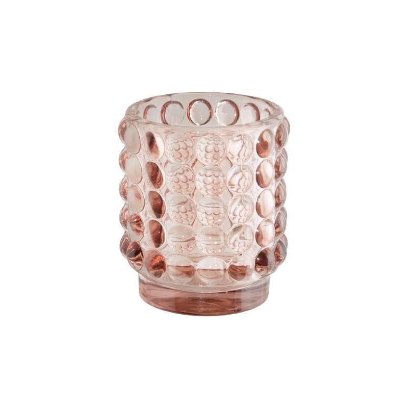 Textured Pink Votive