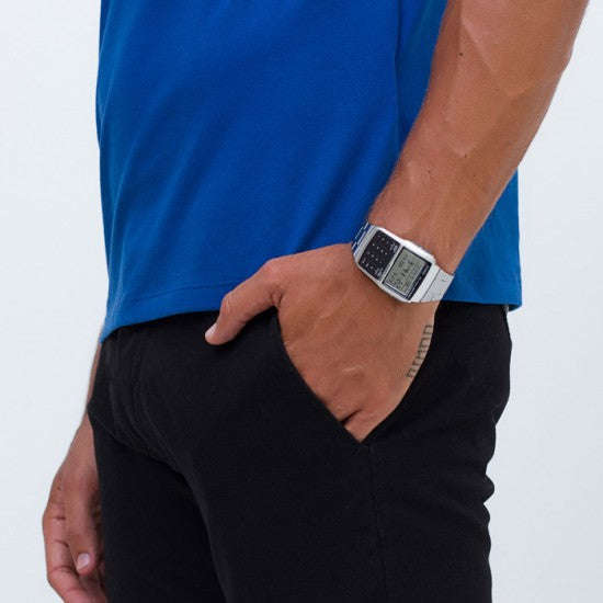Casio Data Bank Watch DBC-32D-1ADF On Stainless Steel