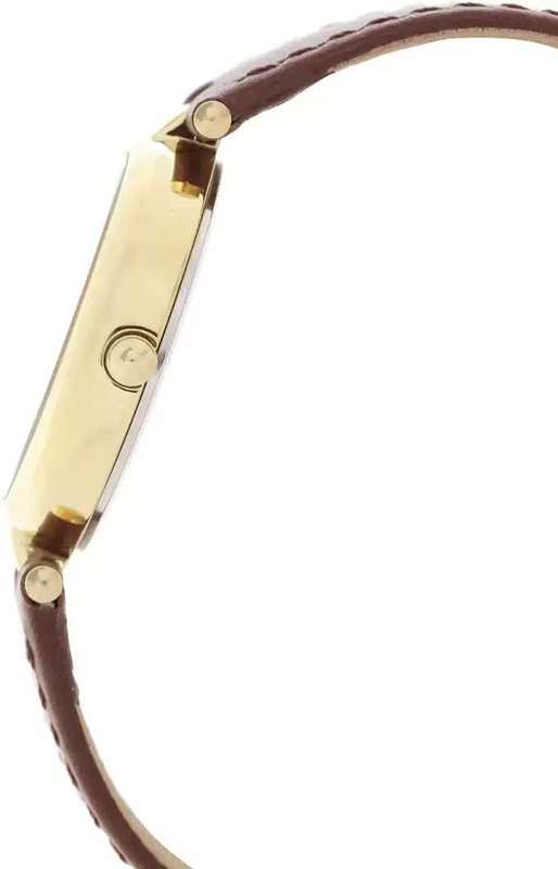 Daniel Klein Premium Watch DK11217-4 Gold Plated Stainless Steel Head With Gold Dial On Faded Red...