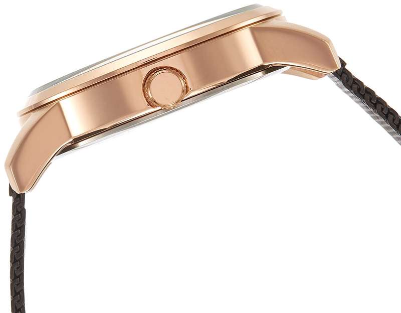 Daniel Klein Watch DK11754-6 Rose Gold On Black Mesh With Rose Markers