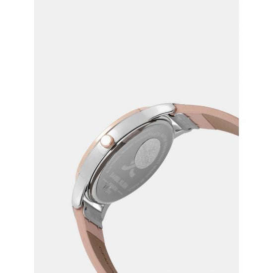Daniel Klein Premium Watch DK12052-4 Stainless Steel Head With Rose Plated Bezel Silver Shimmer D...