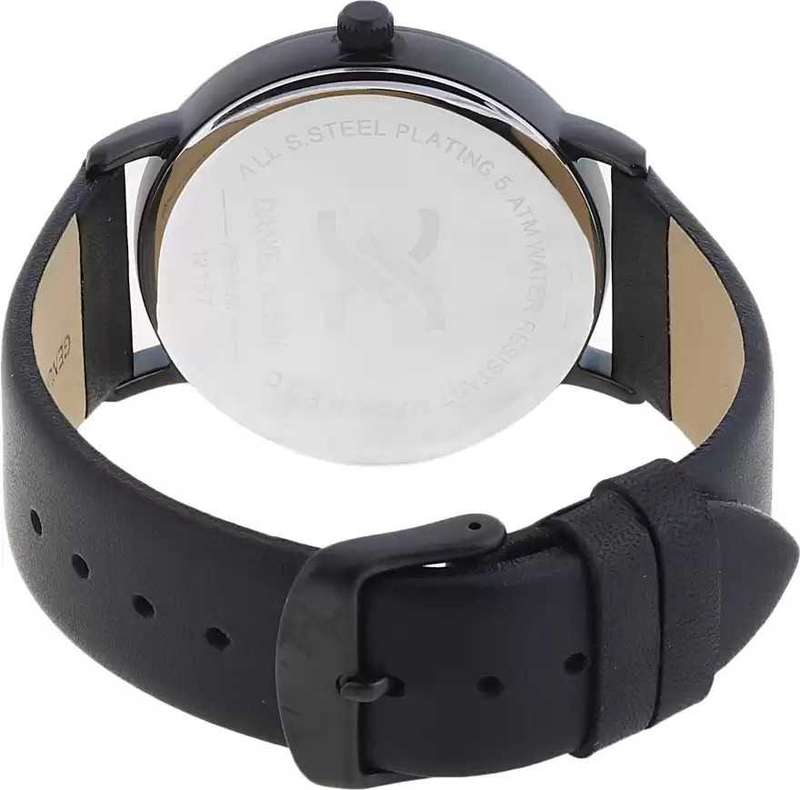Daniel Klein Premium Watch DK12157-6 Black Plated Stainless Steel Head With Silver Dial On Black ...