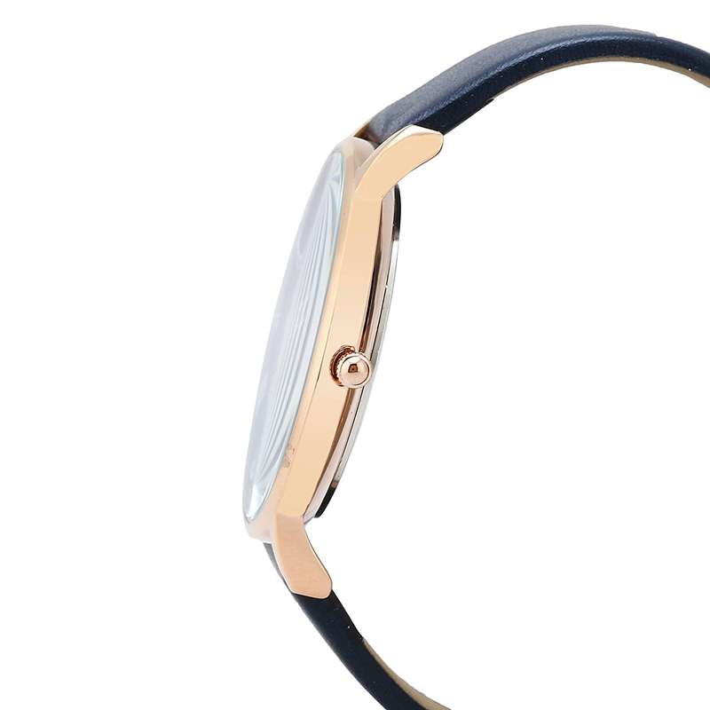 Daniel Klein Premium Watch DK12216-5 Rose Plated Stainless Steel Head With Navy Blue Dial On Navy...