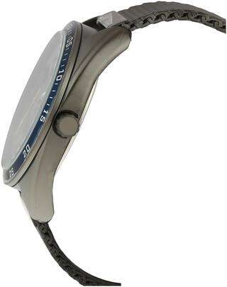 Daniel Klein Watch DK12221-4 Blue & Grey Bezel & Dial On Matt Grey Stainless Steel Mesh