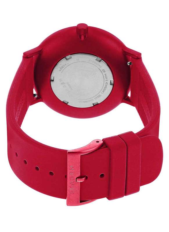Skagen Aaren Kulor SKW6512 41mm Red On Red Silicone