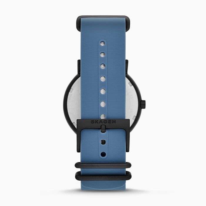 Skagen Signatur Field Watch SKW6539 42mm Black & Blue On Blue Silicone