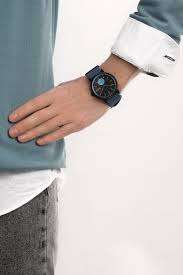 Skagen Signatur Field Watch SKW6539 42mm Black & Blue On Blue Silicone