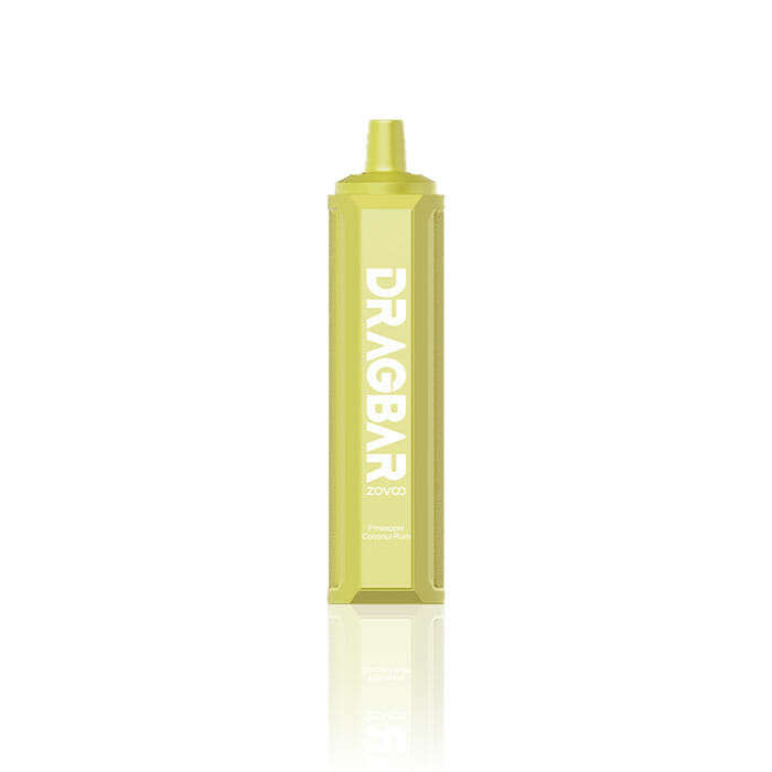 ZoVoo Dragbar F 8000 Pineapple Coconut Rum Rechargeable Disposable Vape Pod 50mg 8000 Puffs