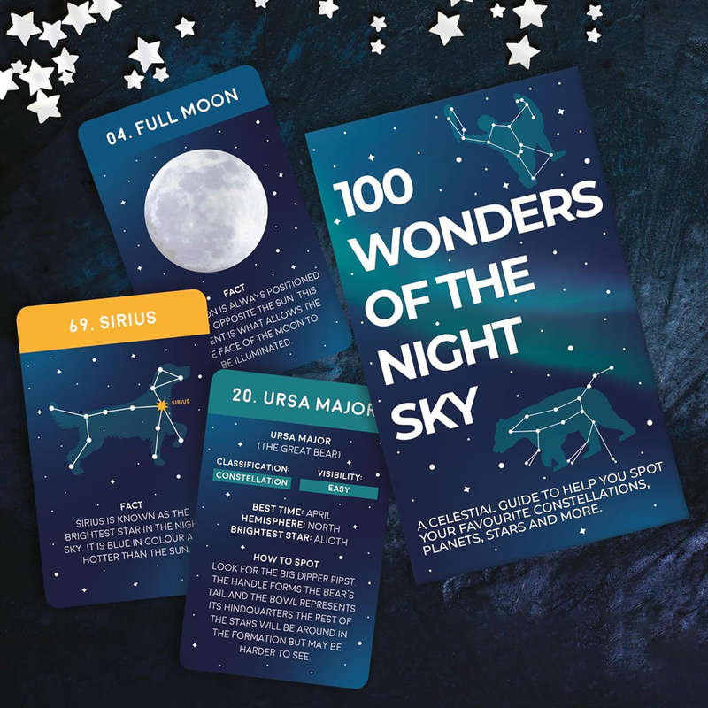 100 Wonders Of The Night Sky Card Pack