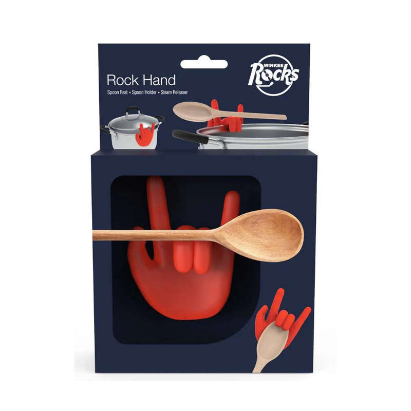 Rock Hand Spoon Rest and Pot Lid Holder