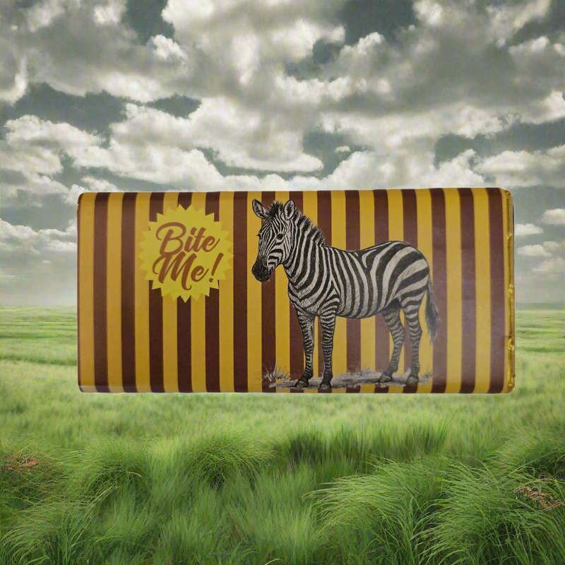 Bite Me! Zebra Chocolate - 75g