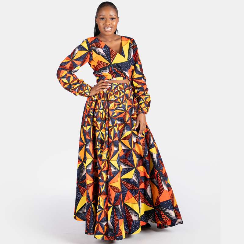 Women's Busi Wrap Cotton Skirt