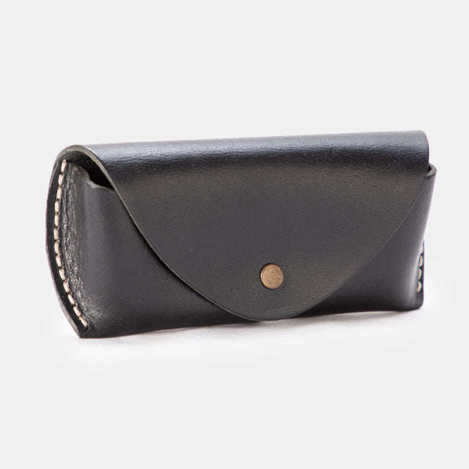Genuine Leather Handcrafted Glasses Case with Full Flap