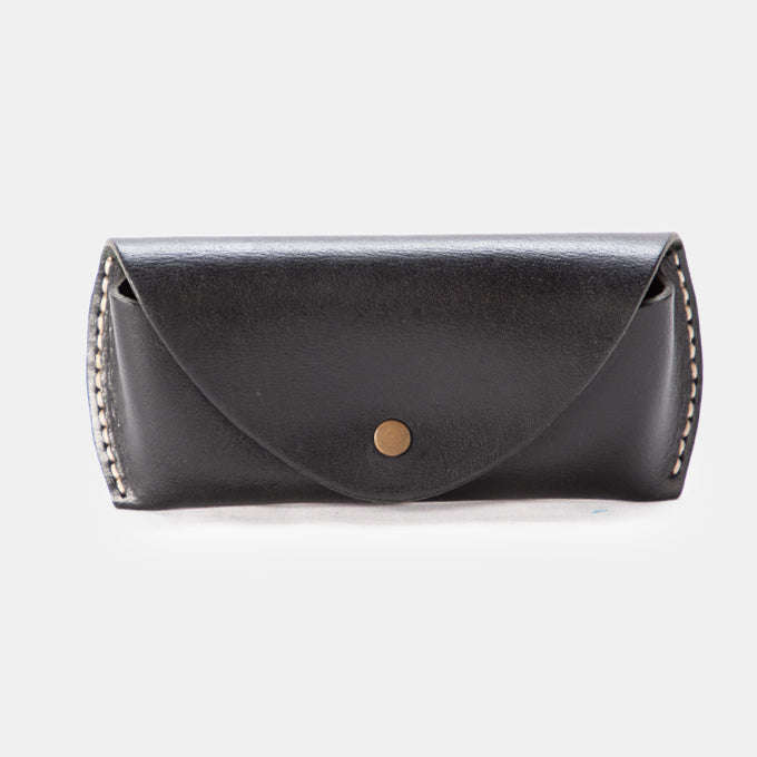 Genuine Leather Handcrafted Glasses Case with Full Flap