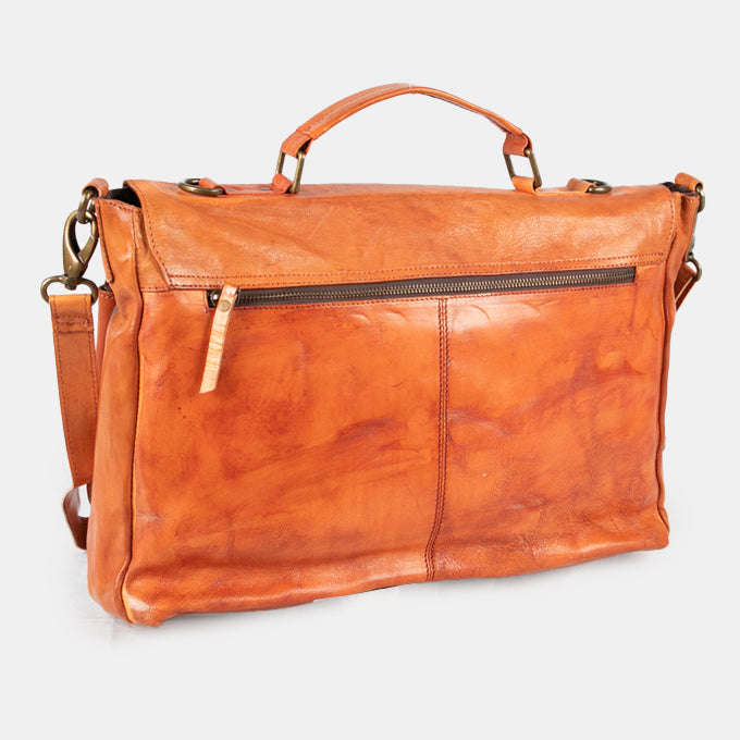 Genuine Leather Laptop Bag with Detail
