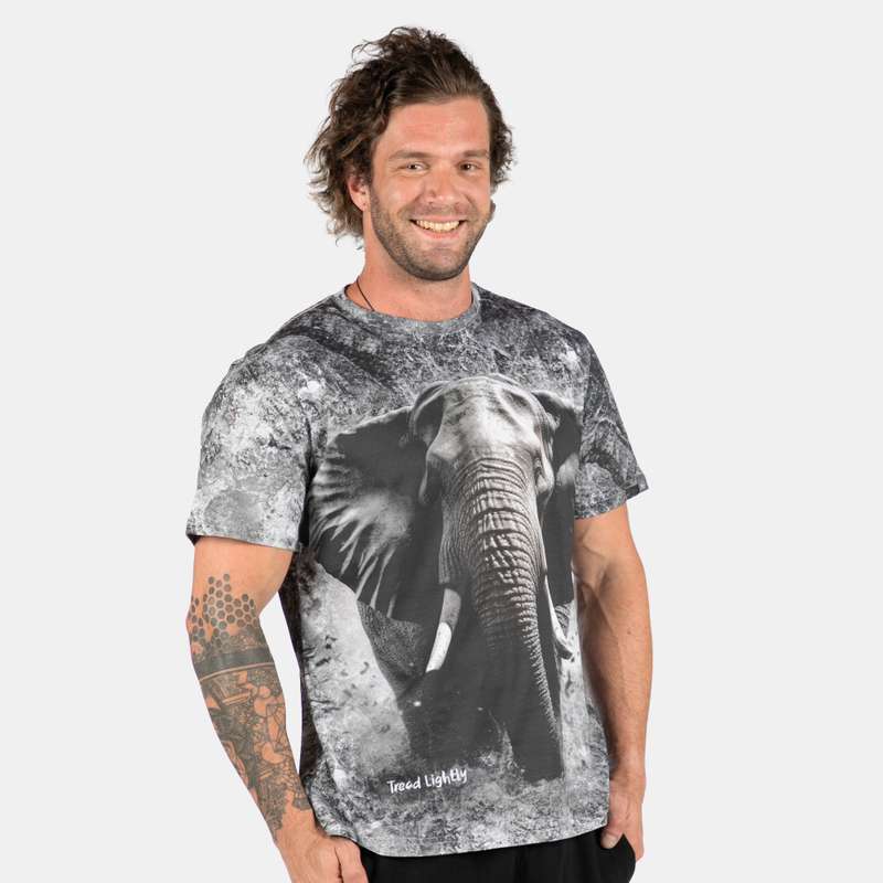 Men's All Over Elephant Full Colour T-Shirt