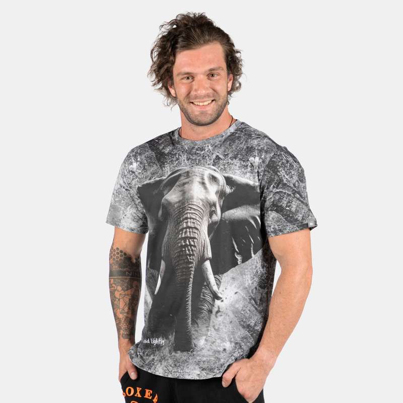 Men's All Over Elephant Full Colour T-Shirt