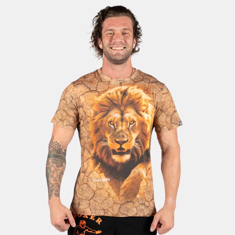 Men's All Over Full Colour Lion T-Shirt