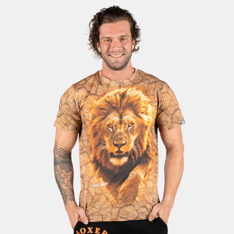 Men's All Over Full Colour Lion T-Shirt