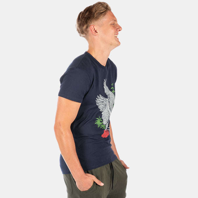 Men's African Grey Slim Fit T-Shirt