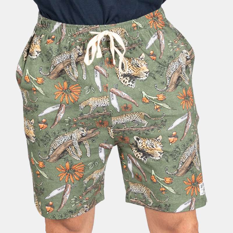 Men's Leopard Shorts