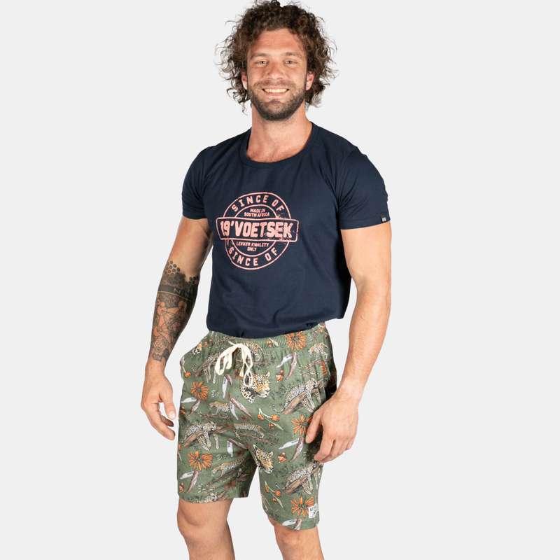 Men's Leopard Shorts