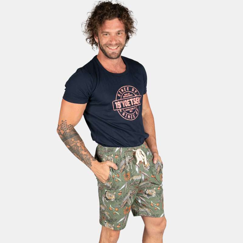 Men's Leopard Shorts