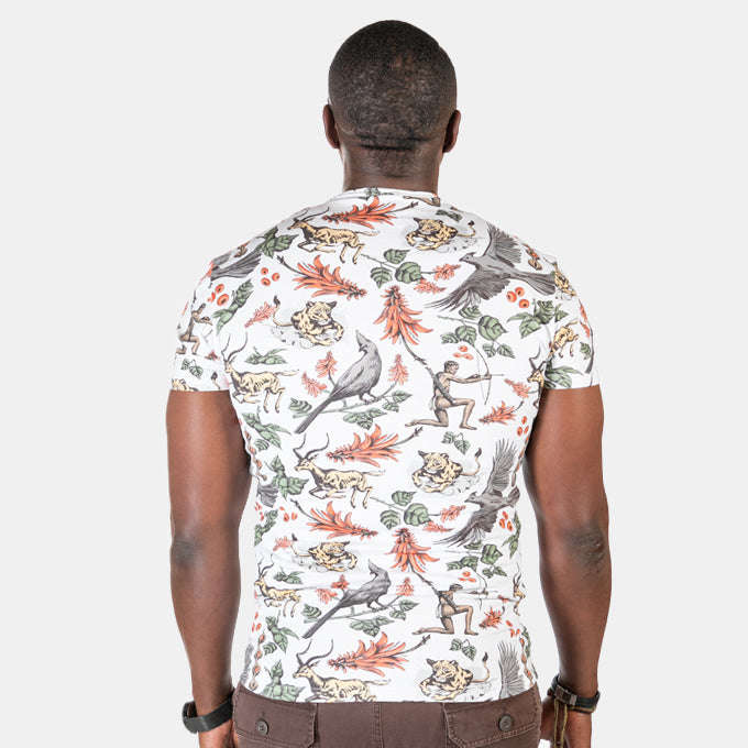 Men's Lucky Hunt T-Shirt with African Bushveld