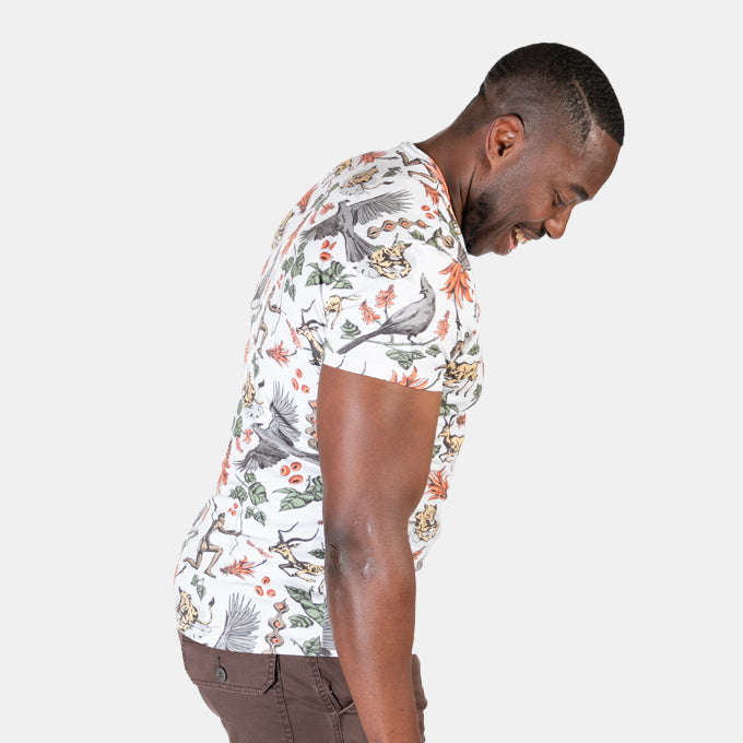 Men's Lucky Hunt T-Shirt with African Bushveld