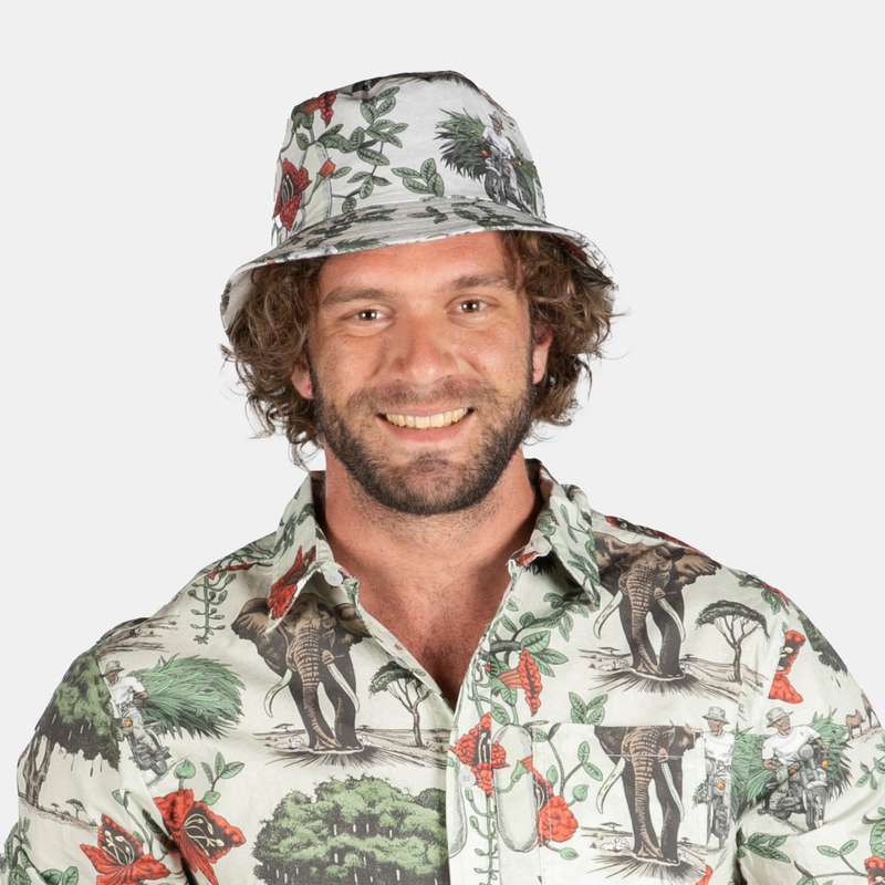Sausage Tree Pattern Bucket Hat