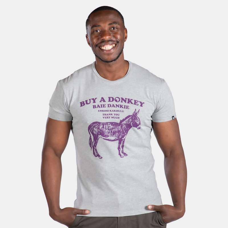 Men's Buy A Donkey Slim Fit T-Shirt
