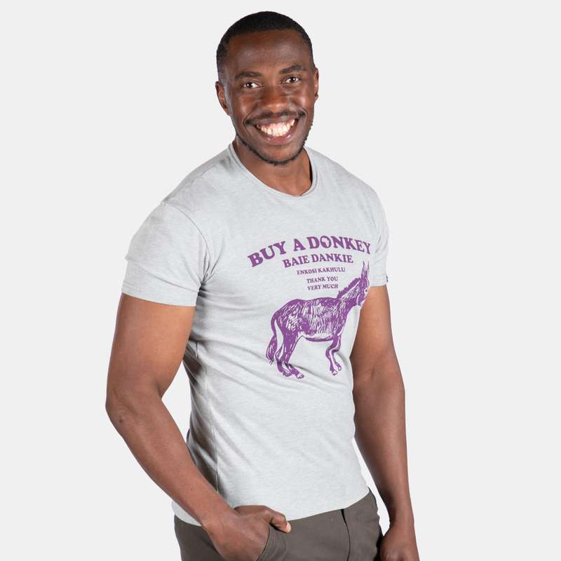 Men's Buy A Donkey Slim Fit T-Shirt