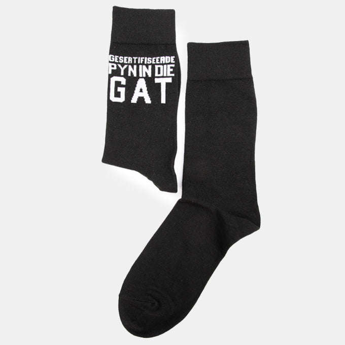 Men's Pyn In Die Gat Socks Soft Gift