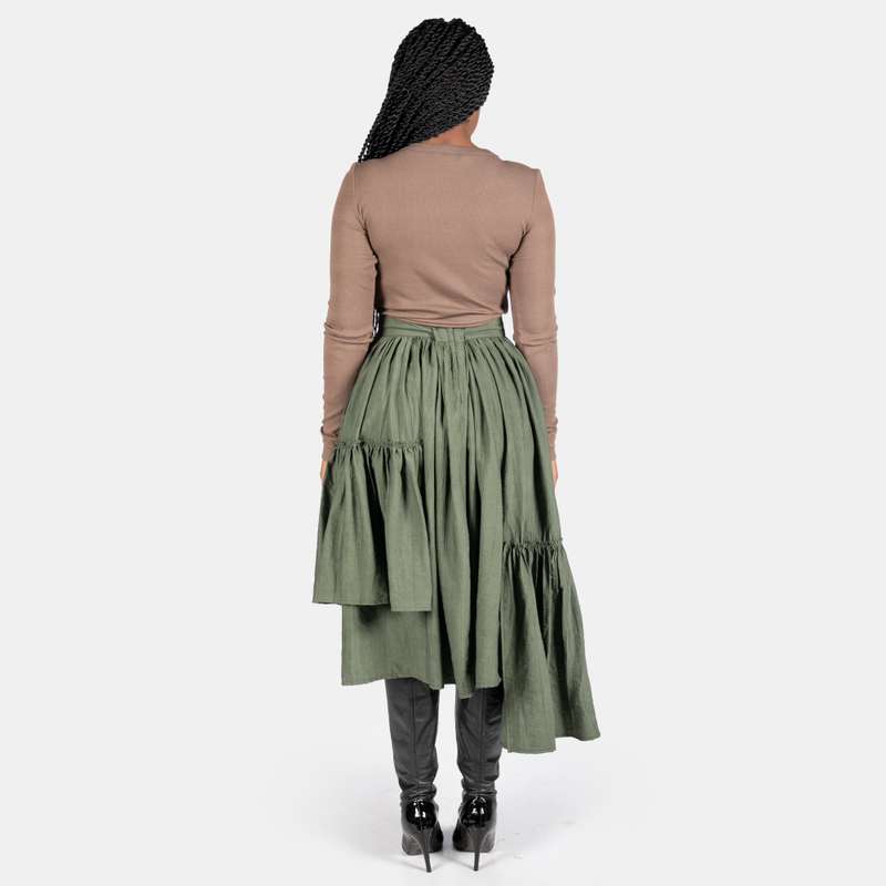 Ladies' Asymmetric Frill Skirt